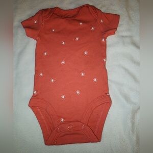 SUNSHINE ON CORAL- Beautiful carter's 3M bodysuit- gender neutral